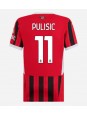 Ženski Nogometna dresi replika AC Milan Christian Pulisic #11 Domači 2024-25 Kratek rokav